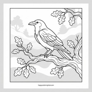 Slenderman coloring page