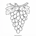 Thanksgiving harvest coloring page